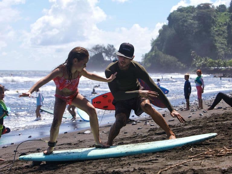 Cours de surf débutant
